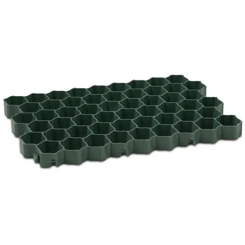 Dalle gazon - 60 x 40 x 4 cm - Lot de 4 - Vert