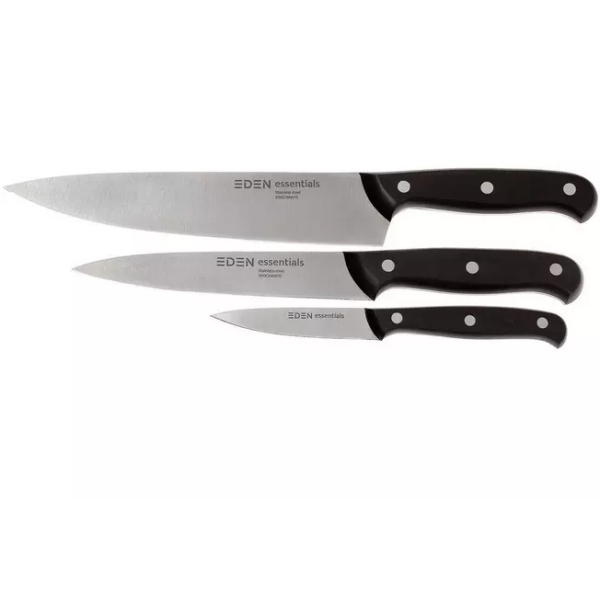 Ensemble de 3 couteaux Eden Essentials, 2000-S03