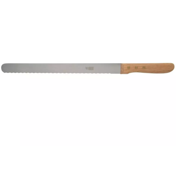 Robert Herder 1607120028 couteau à pain et à découper 31,5 cm, bois de chêne