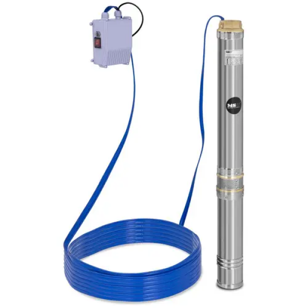 Pompe immergée - 10,80 m³/h - 1 100 W - acier inoxydable