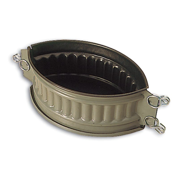 Moule à pâté ovale à côtes avec fond