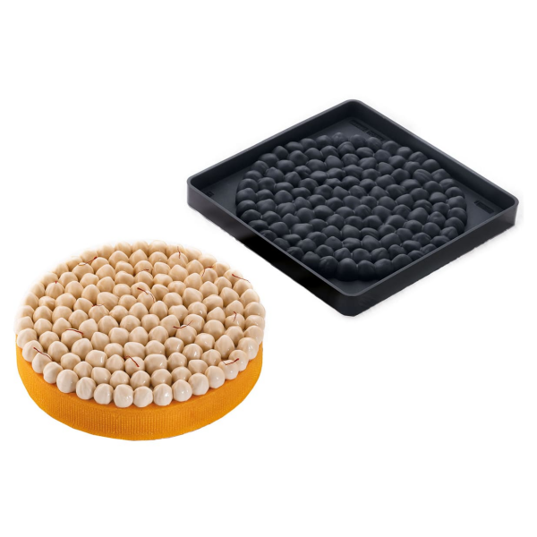 Moule silicone décor noisettes