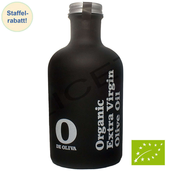 Huile d'olive biologique 500 ml - O de Oliva - Huile d'olive extra vierge biologique
