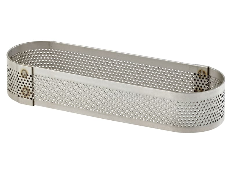 Oblong à tarte perforé inox – Image 2
