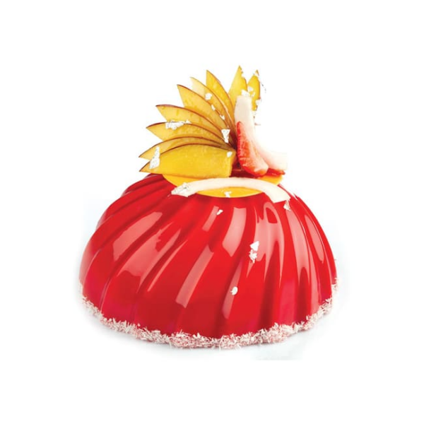 Pavocake - moule dôme relief