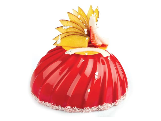 Pavocake - moule dôme relief