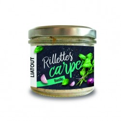 RILLETTES DE CARPE BASILIC SAVEUR D'EAU DOUCE 90GR