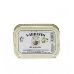 SARDINES À L' AIL ET BASILIC MILLÉSIMÉES 115GR