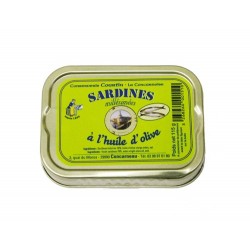 SARDINES À L'HUILE D'OLIVE MILLÉSIMÉES 115GR