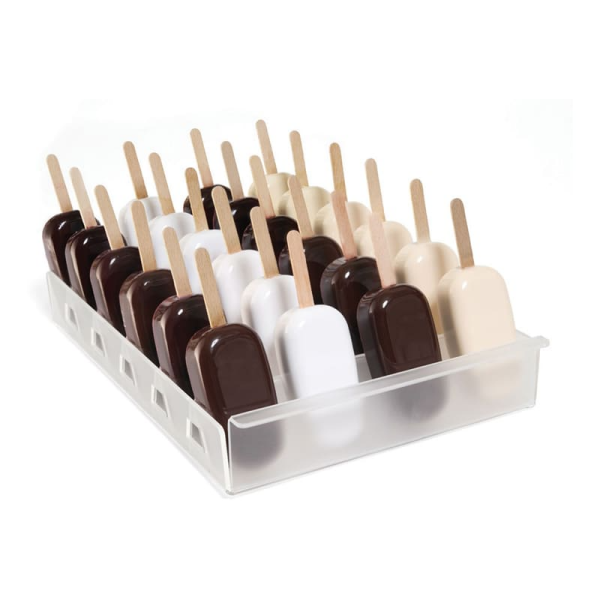 Support et présentoir pour bâtonnets et biscuits glacés