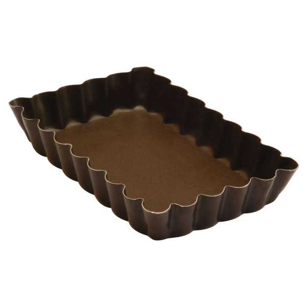 Tartelette rectangulaire fond fixe